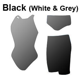 Suits by Color: Black (White & Grey)