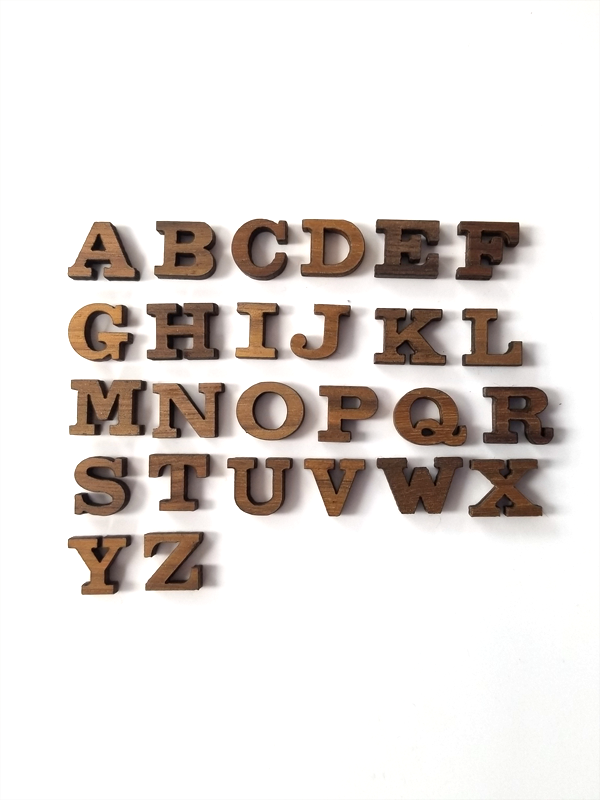 1/2 Wood Letters A-Z – SuitUp