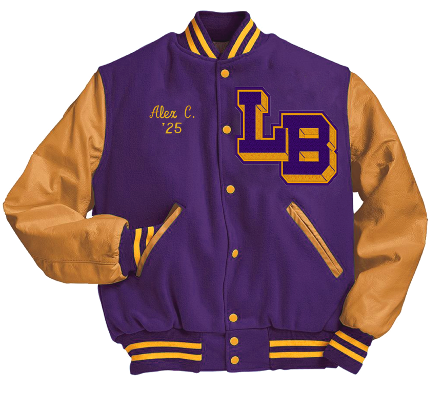 Lake Braddock Men's Varsity Letter Jacket – SuitUp