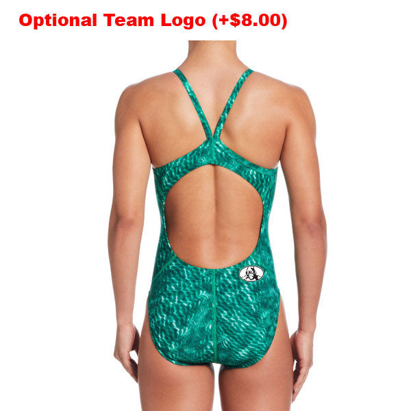 Villa: Nike Pool Lanes Racerback (Green) with Optional Team
