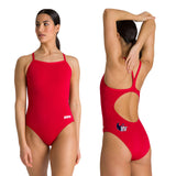 Hunt Valley: Arena Solid Light Drop Back (Red) with Team Logo