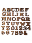 3/4" Wood Letters A-Z | 0-9 | &