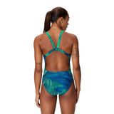 Speedo Linear Lava Leaderback(Blue/Green)