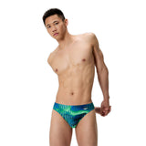 Speedo Linear Lava Brief (Blue/Green)