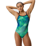 Speedo Linear Lava Turnback (Blue/Green)