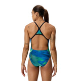 Speedo Linear Lava Turnback (Blue/Green)