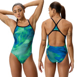 Speedo Linear Lava Turnback (Blue/Green)