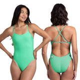 Fairfax Frogs: Jolyn Brandon 2 Swim Onesie (Keylime) with Team Logo