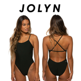 Jolyn Brandon Swim Onesie (Black)