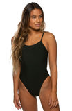 Jolyn Brandon Swim Onesie (Black)