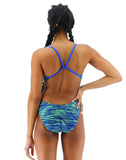 TYR Fizzy Cut-Out Back (Blue/Green)