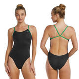 TYR Hexa Cut-Out Back (Black/Green)