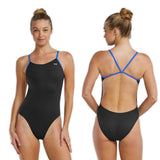 Fairfax Station Flyers: TYR Hexa Cut-Out Back (Black/Blue)