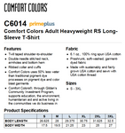 Comfort Colors Long Sleeve Letters