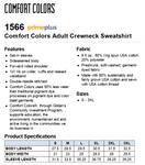 Comfort Colors Crewneck Letters