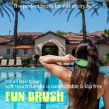 TRISWIM FunBrush Wet and Dry Detangling Brush