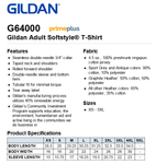 Gildan Softstyle T-Shirt Letters