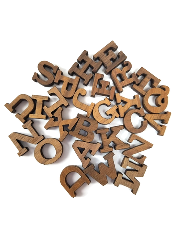 1/2" Wood Letters A-Z