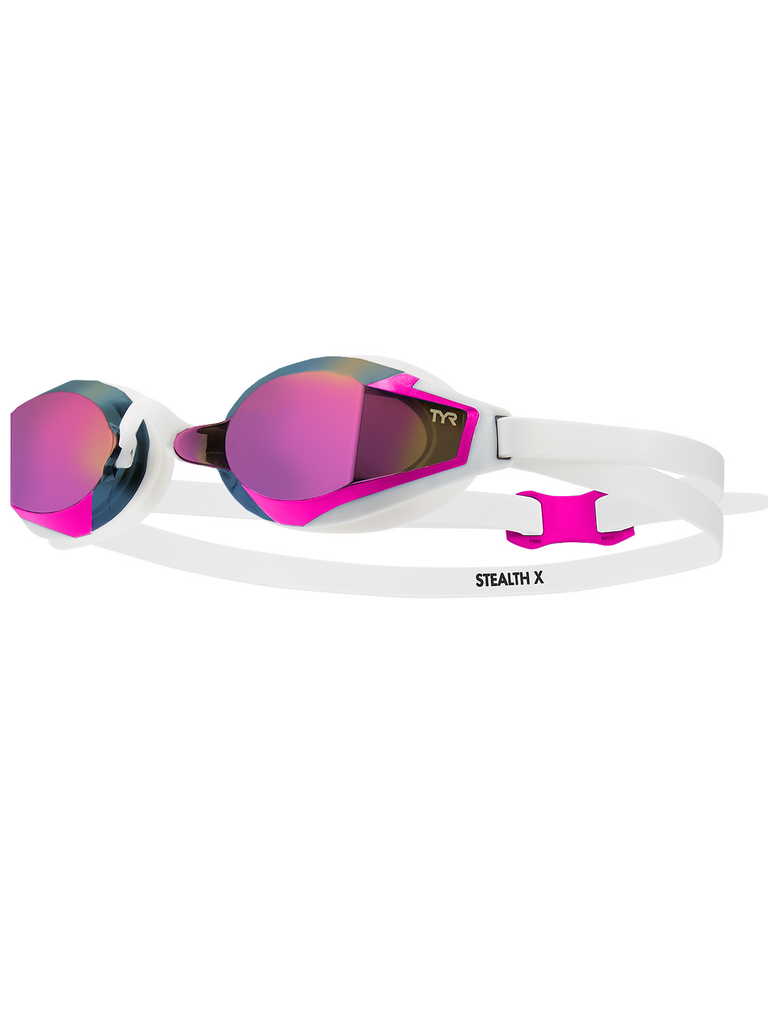 tyr swim shades mirrored goggles TYR Stealth-X Mirrored Performance Goggles – SuitUp