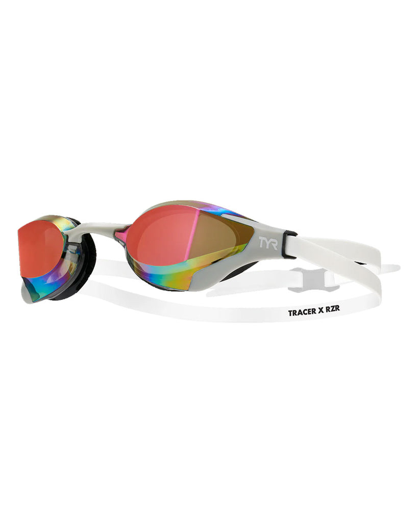 tyr mirrored goggles TYR TRACER-X® RZR Mirrored Racing Goggles – SuitUp