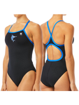 Lakeview Marlins: TYR Hexa Diamondfit Back (Black/Blue) with Team Logo