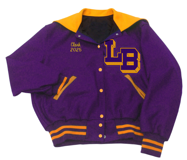 The Letters レターズ BLERO EMBROIDERY JACKET Lake Braddock Ladies' Varsity Letter Jacket – SuitUp