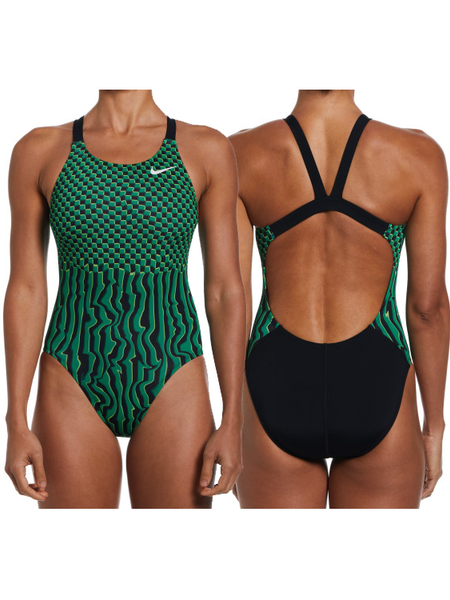 Nike Drippy Check Fastback (Green) – SuitUp