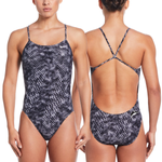 Fairfax Foxes: Nike Pool Lanes Cut-Out (Black) with Team Logo