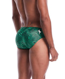 Fairfax Frogs: Nike Water Stripes Brief (Green) with Team Logo
