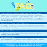 TRISWIM Chlorine Removal Shampoo 8.5oz | lime + tropical mango