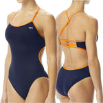 Fair Oaks Sharks: TYR Hexa Trinityfit Back (Navy/Orange)