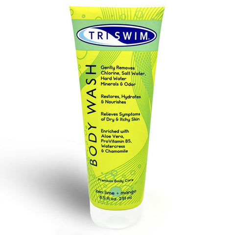 TRISWIM Chlorine Removal Body Wash 8.5oz | zen lime + mango