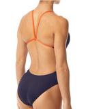 Fair Oaks Sharks: TYR Hexa Cut-Out Back (Navy/Orange)