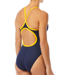 TYR Hexa Diamondfit Back (Navy/Gold)