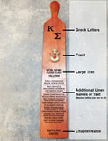 Campus King Paddle for Greek Pledge Class